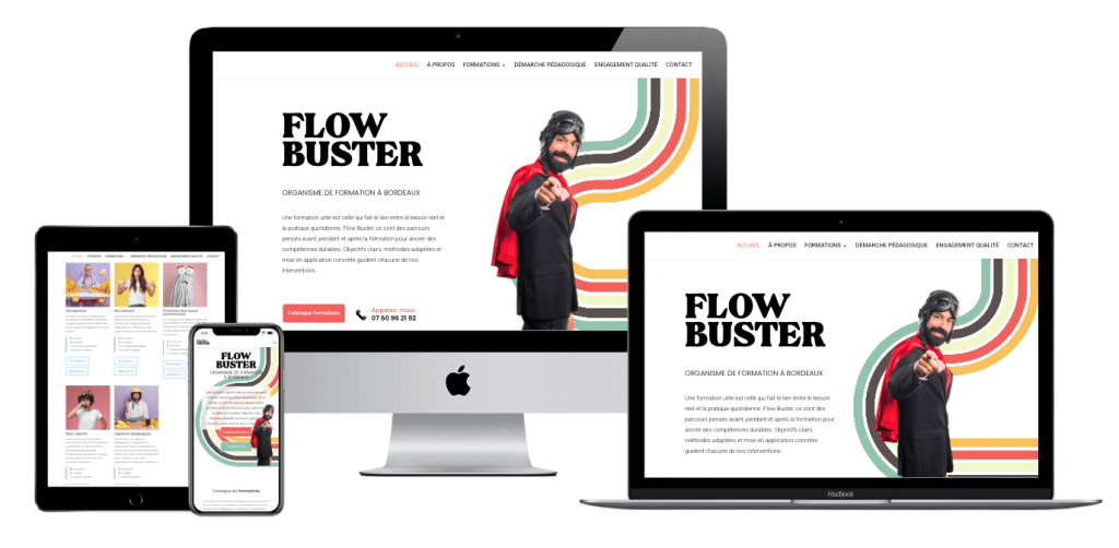 creation site internet flow buster 23